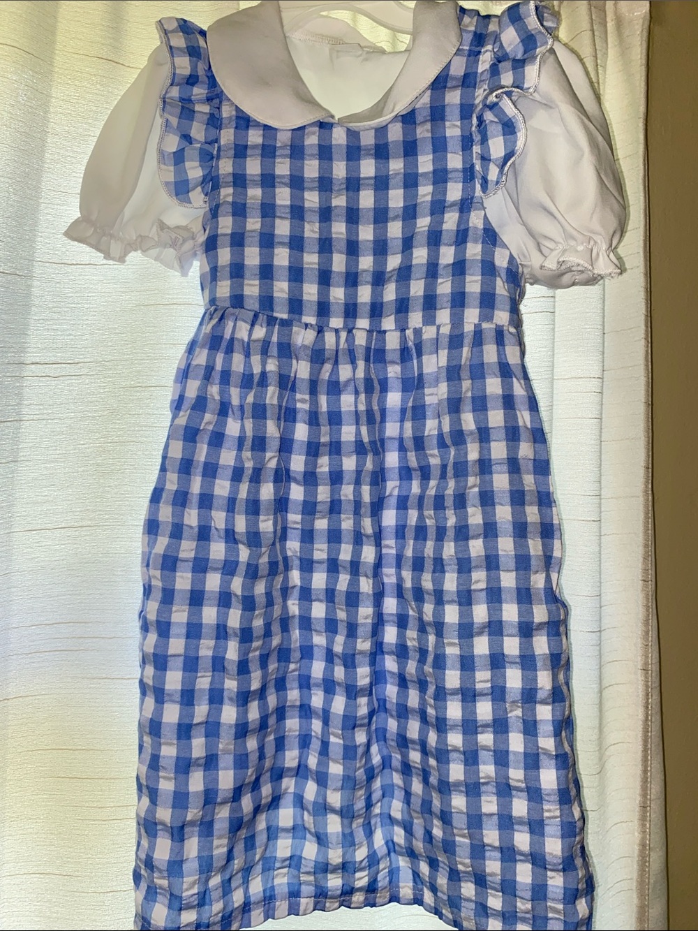 ⭐️ 3/$15 • Source Unknown • Gingham Ruffle Dress • Size 5
